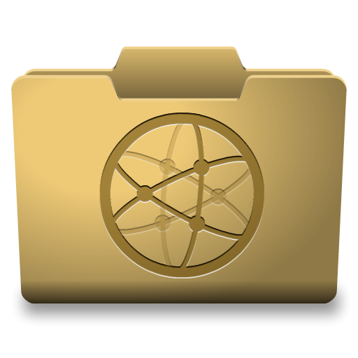 Yellow Network Icon 512x512 png